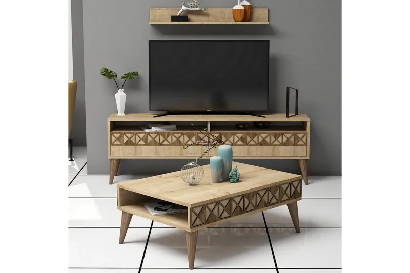 Muennink Stuesæt 150 cm, Eg