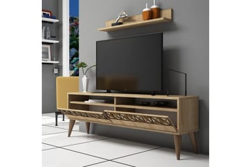 Muennink TV-Møbelsæt 150 cm - Eg - Møbler - Borde - Spisebord og køkkenbord