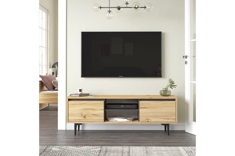 Rinorea TV-møbelsæt 140x48,1 cm - Flerfarvet - Tv-møbelsæt