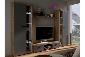 Rumba TV-møbelsæt 300x34x190 cm