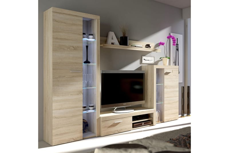 Rumba TV-Møbelsæt - Beige / Grå - Møbler - TV borde & mediemøbler - Tv-møbelsæt