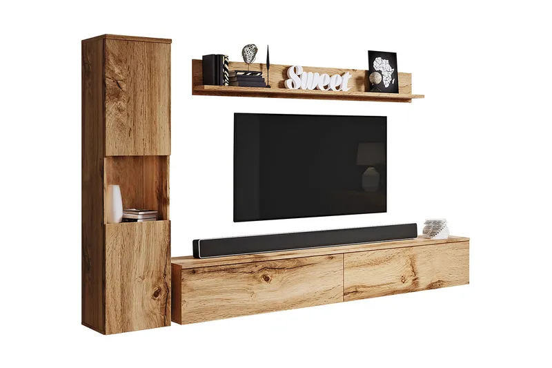 TV-møbelsæt - Natur - Møbler - TV borde & mediemøbler - Tv-møbelsæt