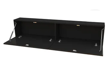 Vigo TV-møbelsæt 280x40x180 cm - Sort / hvid - Møbler - TV borde & mediemøbler - Tv-møbelsæt