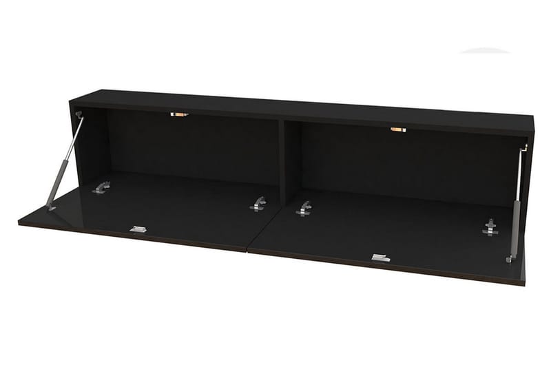 Vigo TV-møbelsæt 280x40x180 cm - Sort / hvid - Møbler - TV borde & mediemøbler - Tv-møbelsæt