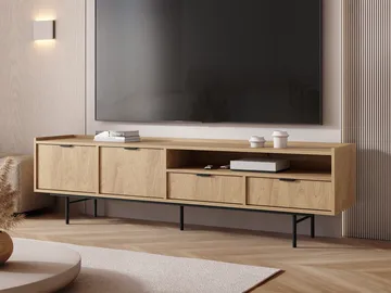tv-skænk Edison Hickory-eg - Hickory-eg - Møbler - TV borde & mediemøbler - TV-borde