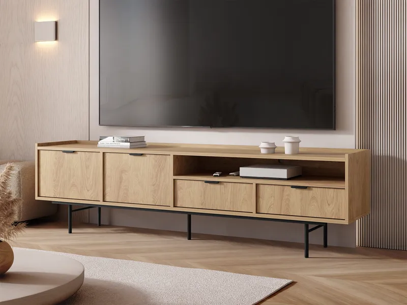 tv-skænk Edison Hickory-eg - Hickory-eg - Møbler - TV borde & mediemøbler - TV-borde