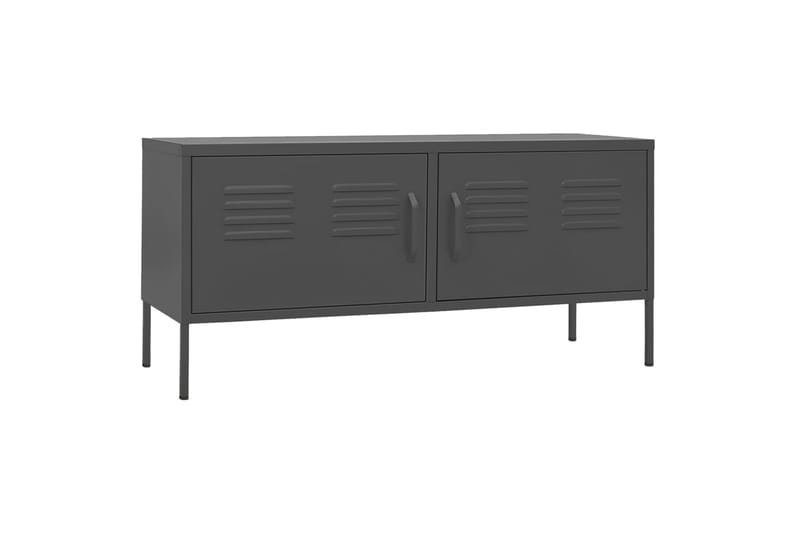 tv-skab 105x35x50 cm stål Antracitgrå - Antracit - Møbler - TV borde & mediemøbler - TV-borde