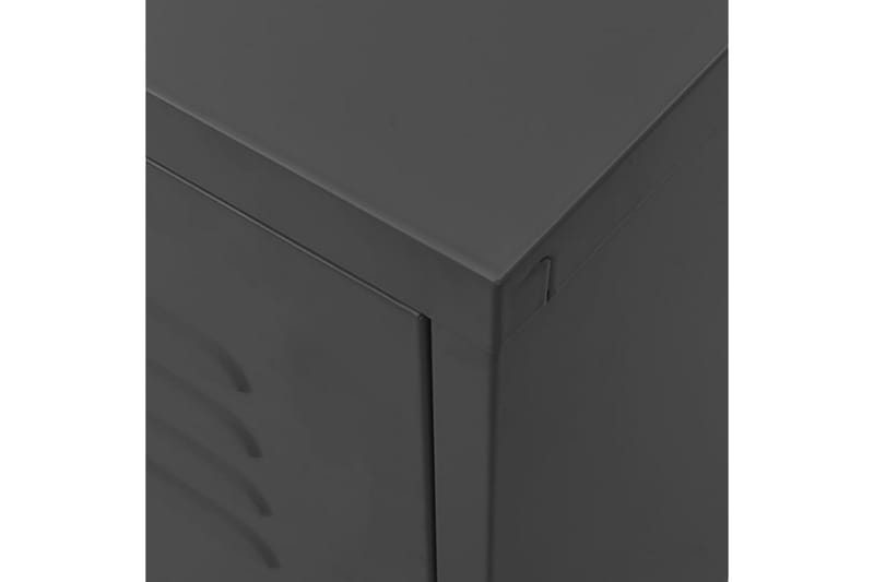 tv-skab 105x35x50 cm stål Antracitgrå - Antracit - Møbler - TV borde & mediemøbler - TV-borde