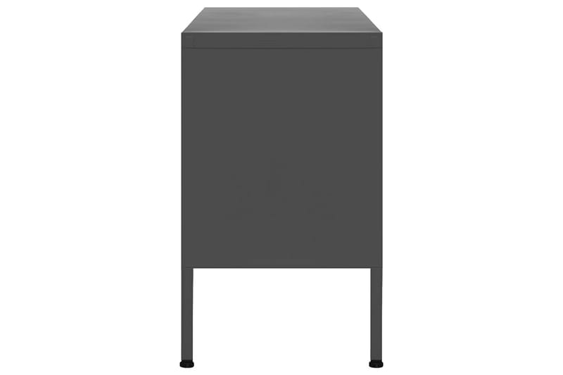 tv-skab 105x35x50 cm stål Antracitgrå - Antracit - Møbler - TV borde & mediemøbler - TV-borde