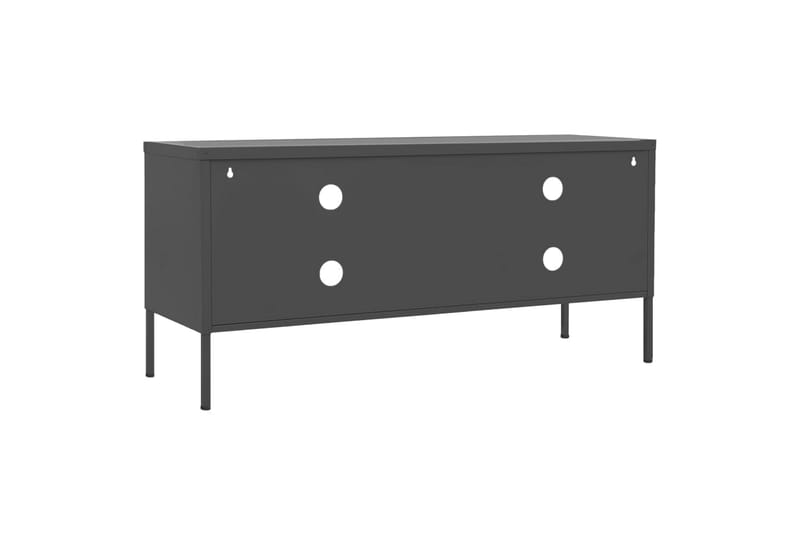 tv-skab 105x35x50 cm stål Antracitgrå - Antracit - Møbler - TV borde & mediemøbler - TV-borde