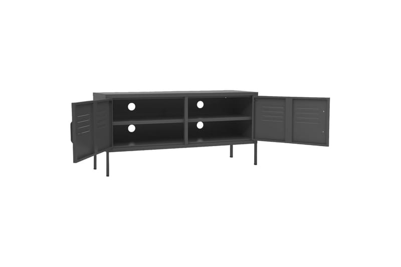 tv-skab 105x35x50 cm stål Antracitgrå - Antracit - Møbler - TV borde & mediemøbler - TV-borde