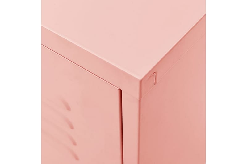 tv-skab 105x35x50 cm stål Lyserød - Lyserød - Møbler - TV borde & mediemøbler - TV-borde