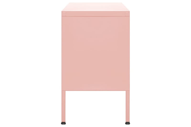 tv-skab 105x35x50 cm stål Lyserød - Lyserød - Møbler - TV borde & mediemøbler - TV-borde