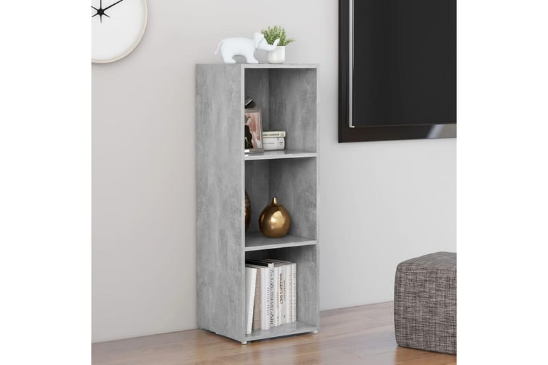 tv-skab 107x35x37 cm spånplade betongrå - Grå - Møbler - TV borde & mediemøbler - TV-borde