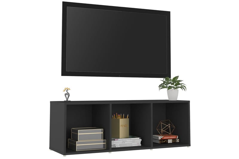 tv-skab 107x35x37 cm spånplade grå - Grå - Møbler - TV borde & mediemøbler - TV-borde