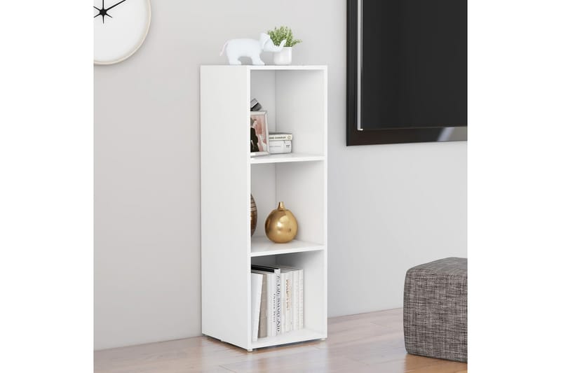 tv-skab 107x35x37 cm spånplade hvid - Hvid - Møbler - TV borde & mediemøbler - TV-borde