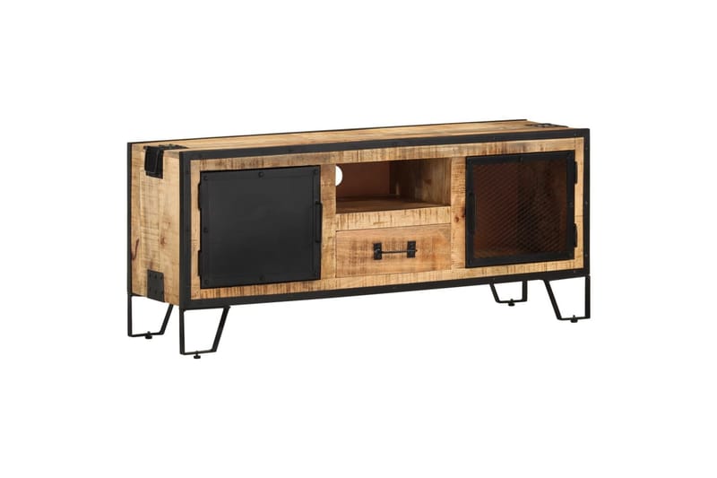 tv-skab 110x31x46 cm ru mangotræ - Flerfarvet - Møbler - TV borde & mediemøbler - TV-borde