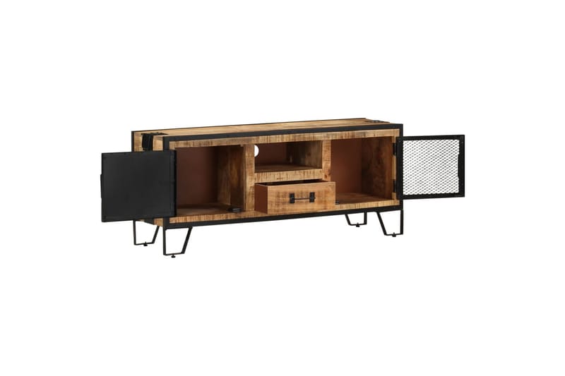 tv-skab 110x31x46 cm ru mangotræ - Flerfarvet - Møbler - TV borde & mediemøbler - TV-borde