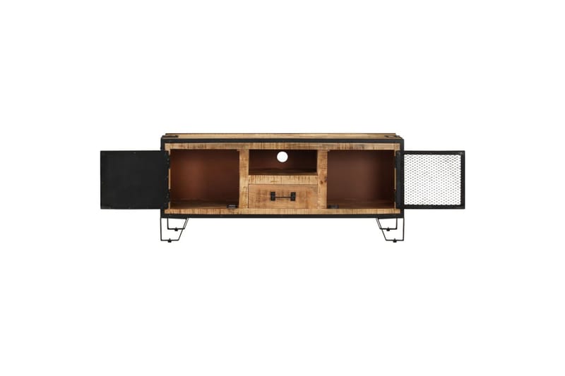 tv-skab 110x31x46 cm ru mangotræ - Flerfarvet - Møbler - TV borde & mediemøbler - TV-borde