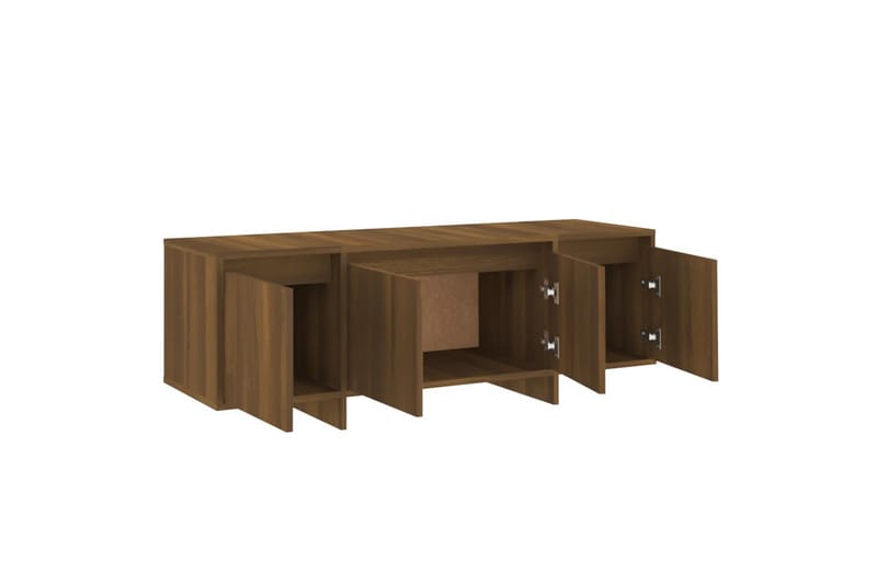 tv-skab 120x30x40,5 cm spånplade brun egetræsfarve - Brun - Møbler - TV borde & mediemøbler - TV-borde