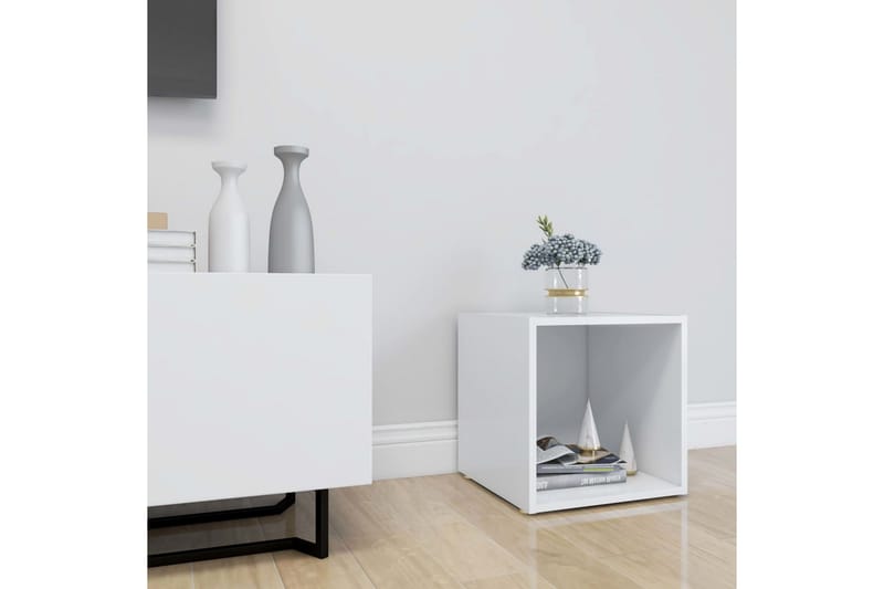tv-skab 37x35x37 cm spånplade hvid - Hvid - Møbler - TV borde & mediemøbler - TV-borde