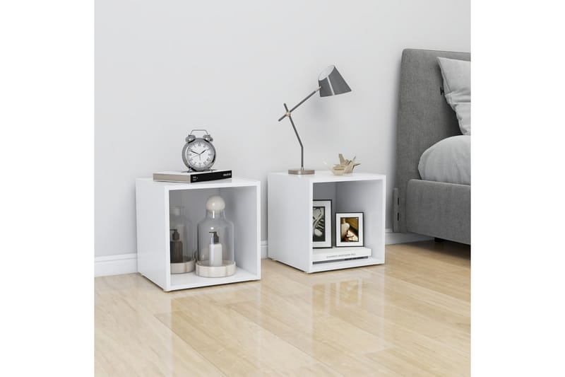 tv-skab 37x35x37 cm spånplade hvid - Hvid - Møbler - TV borde & mediemøbler - TV-borde