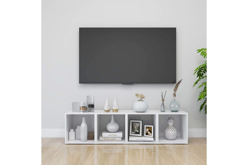 tv-skab 37x35x37 cm spånplade hvid - Hvid - Møbler - TV borde & mediemøbler - TV-borde