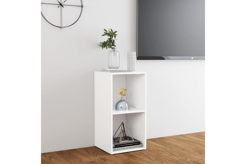 tv-skab 72x35x36,5 cm spånplade hvid - Hvid - TV-borde