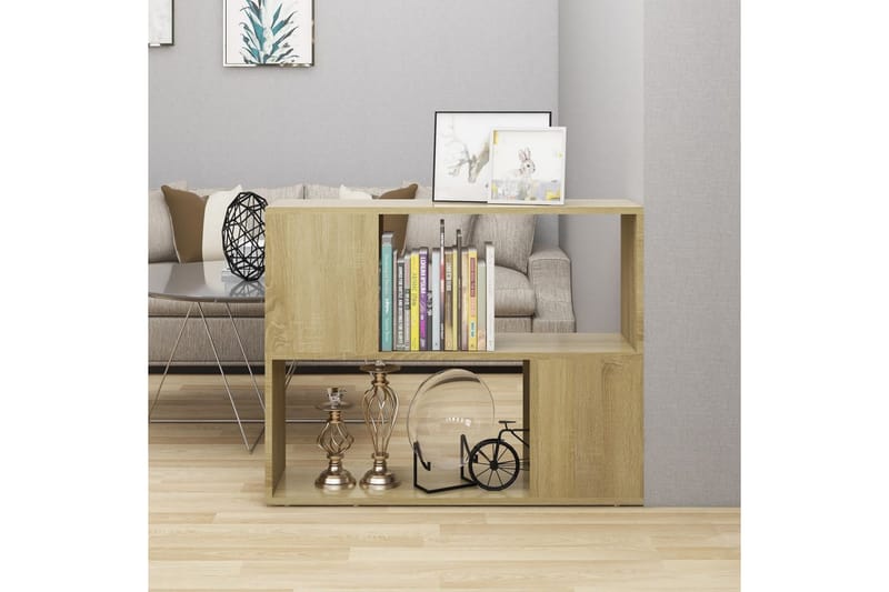 tv-skab 80x24x63 cm spånplade sonoma-eg - Brun - Møbler - TV borde & mediemøbler - TV-skab