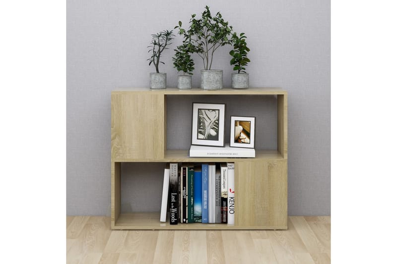 tv-skab 80x24x63 cm spånplade sonoma-eg - Brun - Møbler - TV borde & mediemøbler - TV-skab