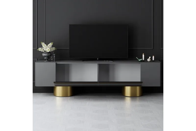 TV-skab Antracit / Rany - Antracit / Rany - Møbler - TV borde & mediemøbler - TV-borde