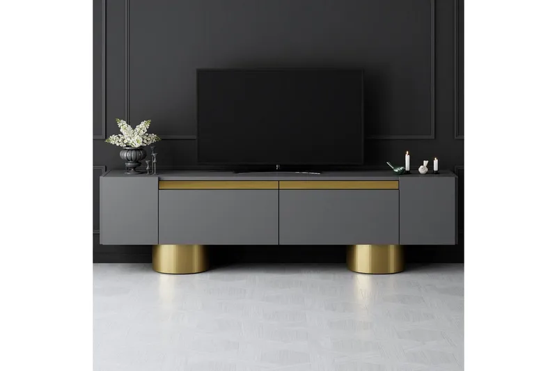 TV-skab Antracit / Rany - Antracit / Rany - Møbler - TV borde & mediemøbler - TV-borde