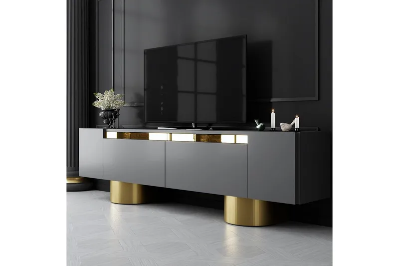 TV-skab Antracit / Rany - Antracit / Rany - Møbler - TV borde & mediemøbler - TV-borde