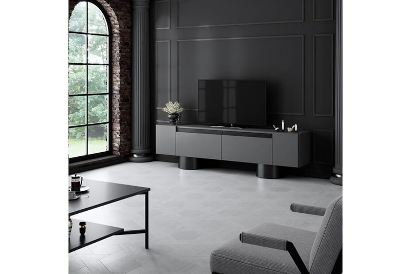 TV-skab Antracit / Sort - Antracit / Sort - Møbler - TV borde & mediemøbler - TV-borde