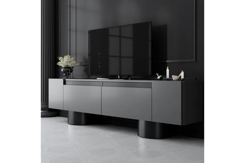 TV-skab Antracit / Sort - Antracit / Sort - Møbler - TV borde & mediemøbler - TV-borde