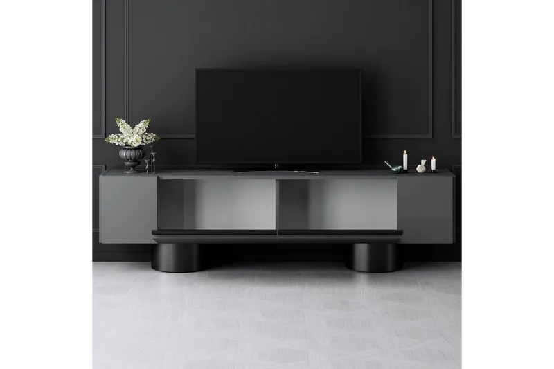 TV-skab Antracit / Sort - Antracit / Sort - Møbler - TV borde & mediemøbler - TV-borde