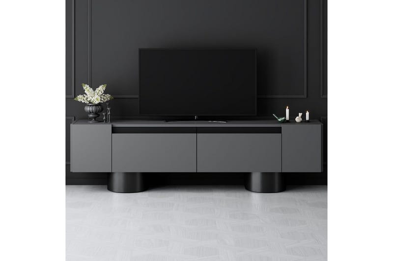 TV-skab Antracit / Sort - Antracit / Sort - Møbler - TV borde & mediemøbler - TV-borde
