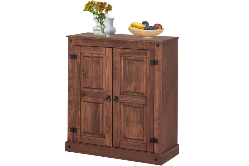 Ayala tv-skab 90x100 cm - mørkebrun - Møbler - TV borde & mediemøbler - TV-skab