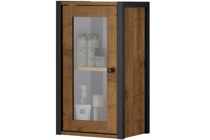 Brayden tv-skab 33x60 cm - Brun/sort - Møbler - TV borde & mediemøbler - TV-borde