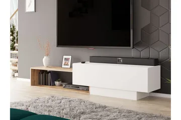 Carbost Tv-skab 210 cm - Hvid - Møbler - TV borde & mediemøbler - TV-borde