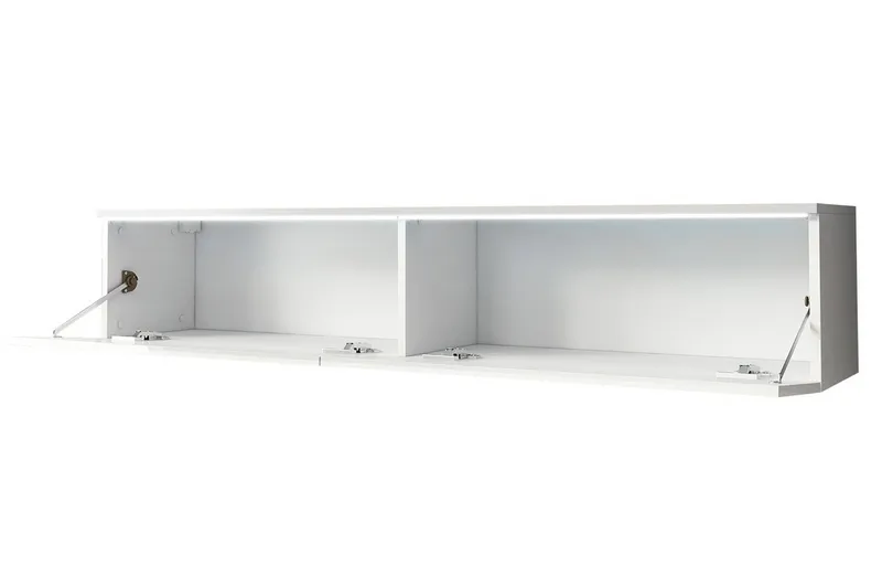 Cuguen Tv-skab 140 cm Hvid LED - Hvid - Møbler - TV borde & mediemøbler - TV-borde