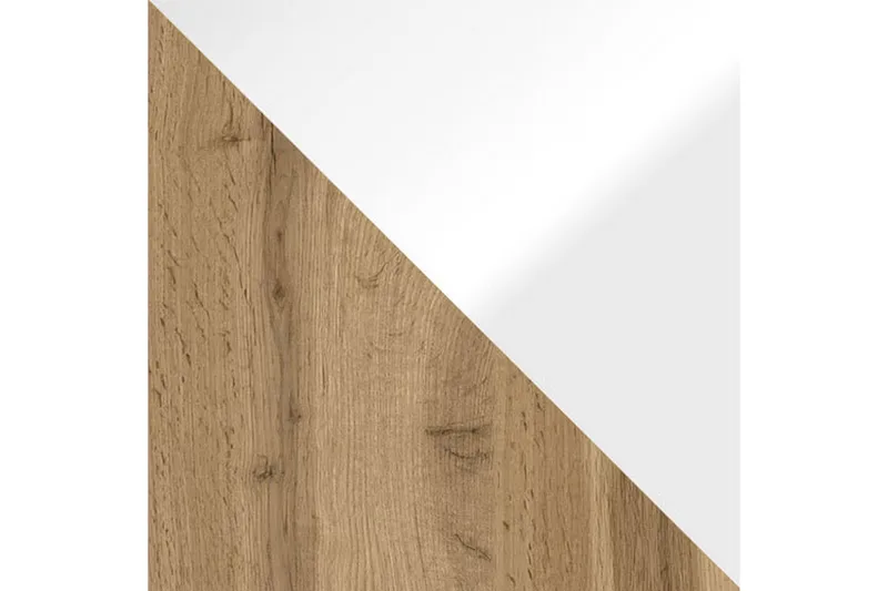 Cuguen Tv-skab 140 cm Hvid LED - Hvid/Natur - Møbler - TV borde & mediemøbler - TV-skab