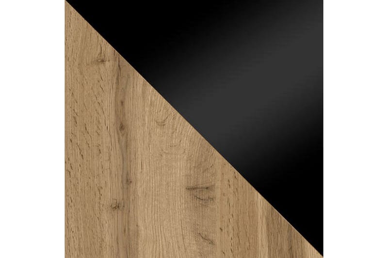 Cuguen Tv-skab 180 cm Hvid LED - Natur/Sort - Møbler - TV borde & mediemøbler - TV-skab