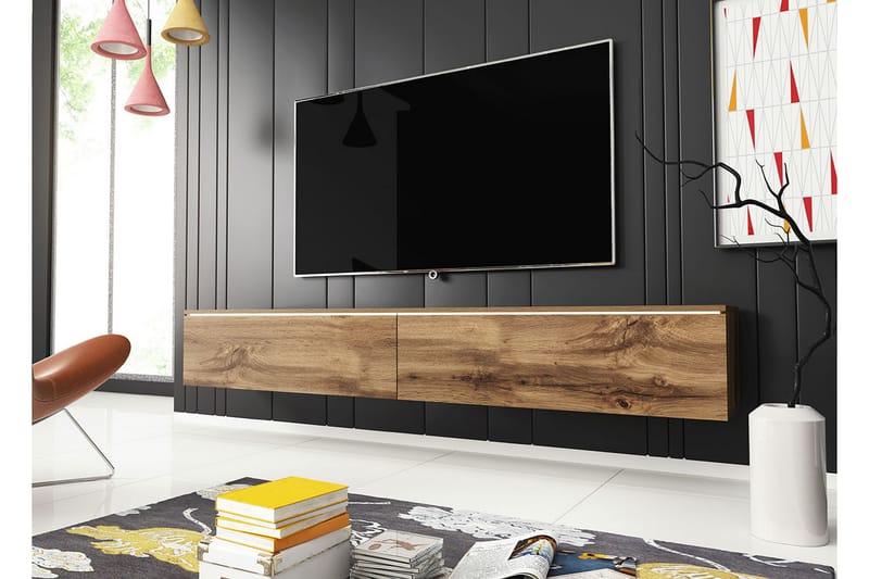 Cuguen Tv-skab 180 cm - Lys Natur - TV-skab