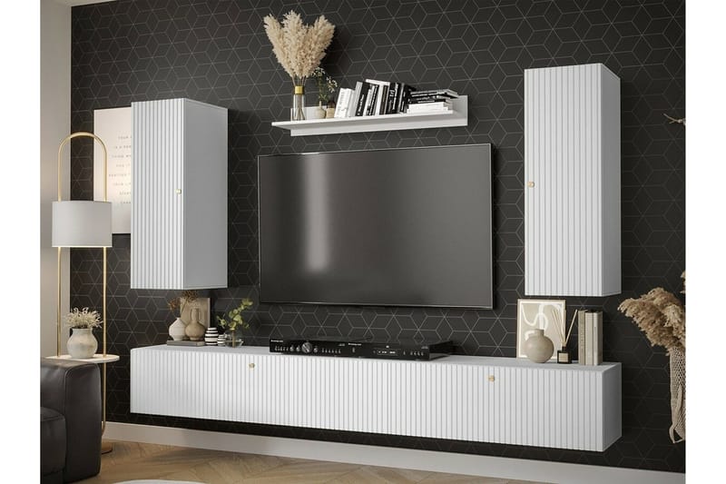 Dunvegan Tv-skåp 100 cm White - Møbler - TV borde & mediemøbler - TV-borde