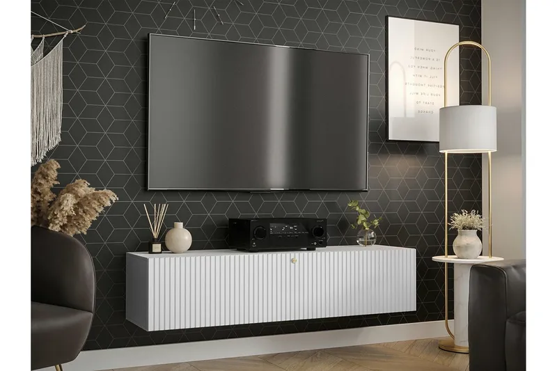 Dunvegan Tv-skåp 150 cm NO_BRAND White - Møbler - TV borde & mediemøbler - TV-borde