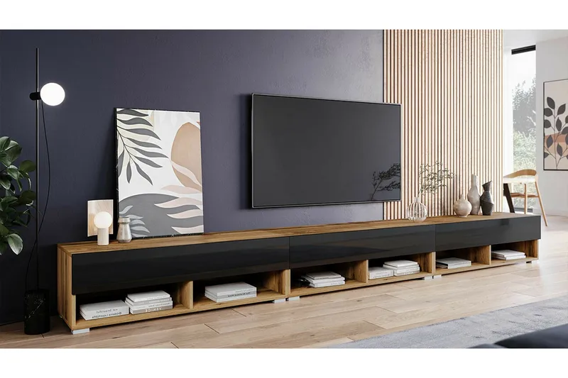 Galbally Tv-skåp 300 cm Brown - Møbler - TV borde & mediemøbler - TV-skab