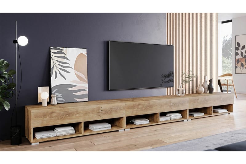 Galbally Tv-skåp 300 cm Brown - Møbler - TV borde & mediemøbler - TV-skab