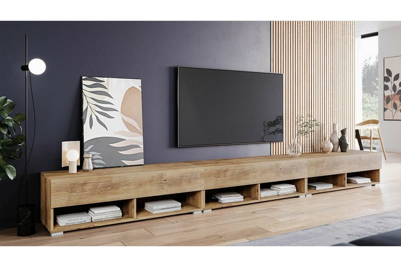 Galbally Tv-skåp 300 cm NO_BRAND Brown - Møbler - TV borde & mediemøbler - TV-borde