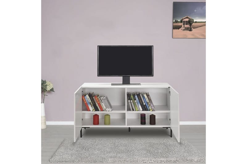 TV-skab Galnor Diamant / Hvid - Diamant / Hvid - Møbler - TV borde & mediemøbler - TV-borde